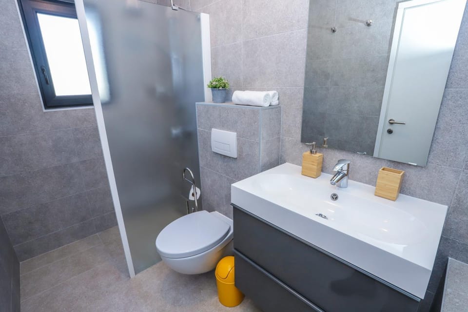 Shower, Toilet, Bathroom, Photo of the whole room