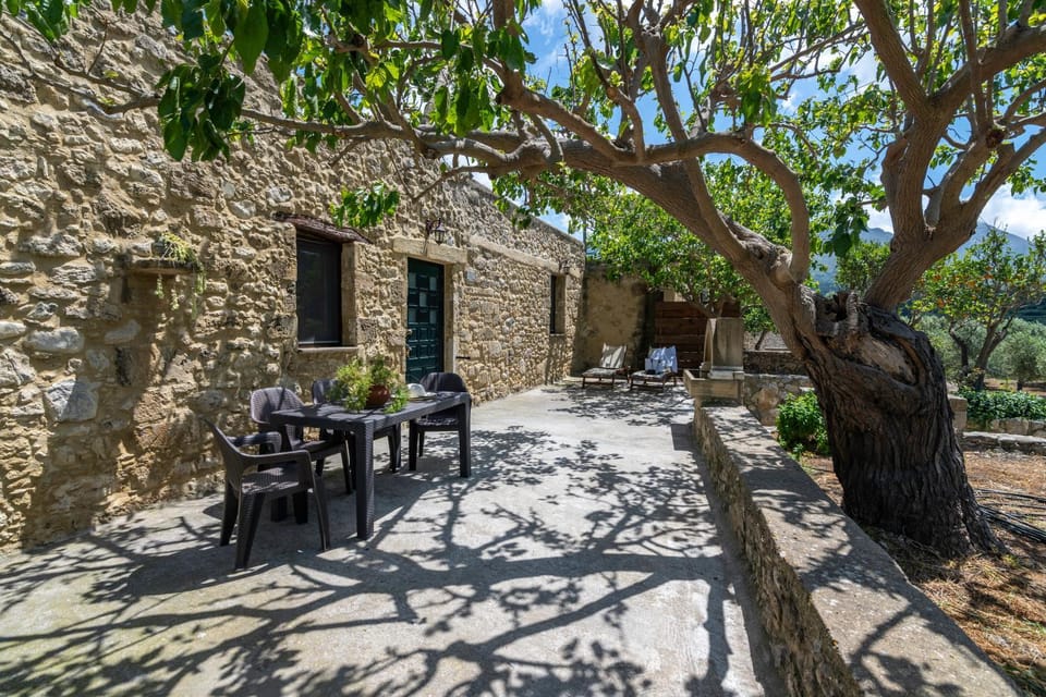 Property building, Patio, Spring, Day, Garden, Dining area, Garden view
