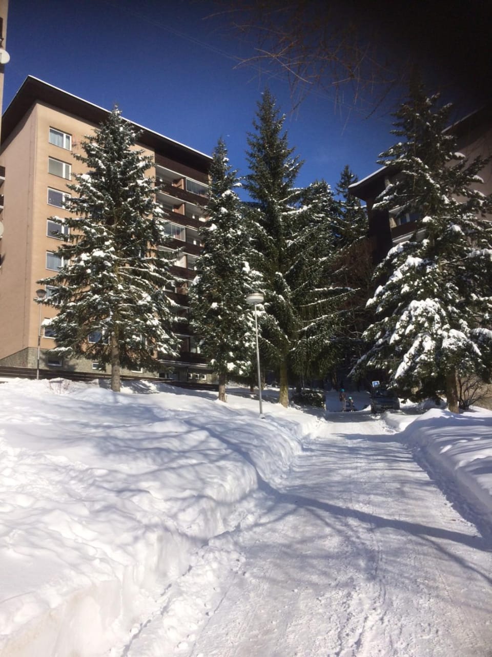 Property building, Winter