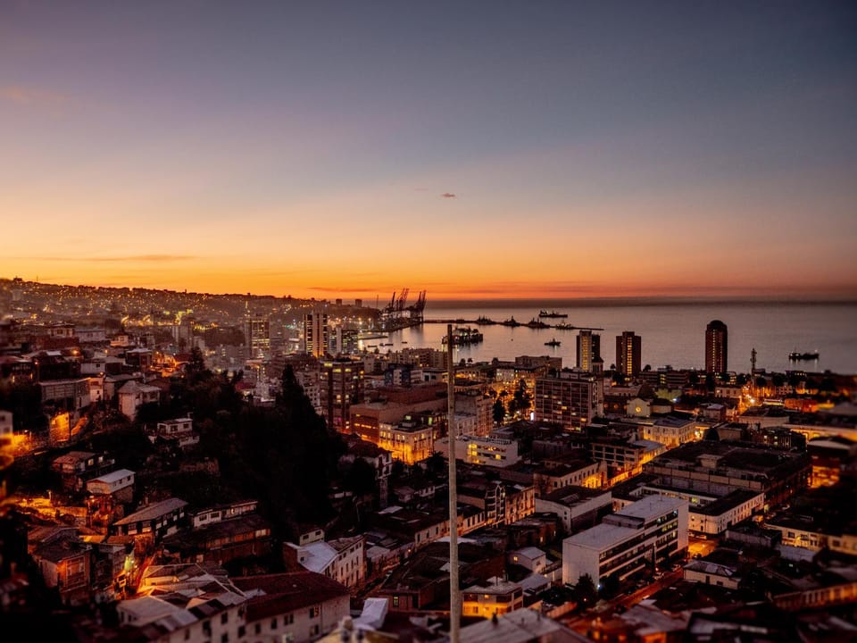 City view, Sea view, Sunset