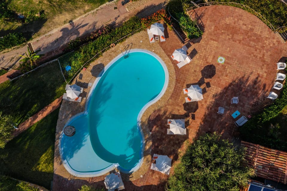 Bird's eye view, Swimming pool