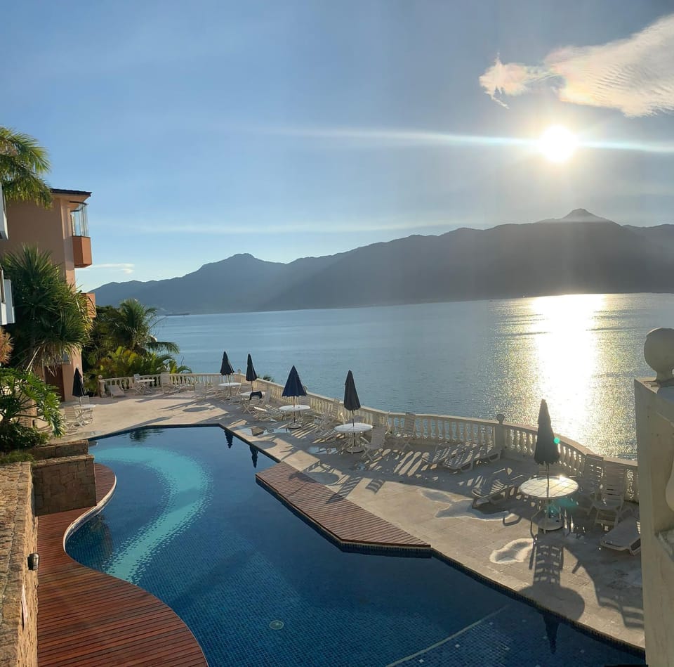 Natural landscape, Mountain view, Pool view, Swimming pool