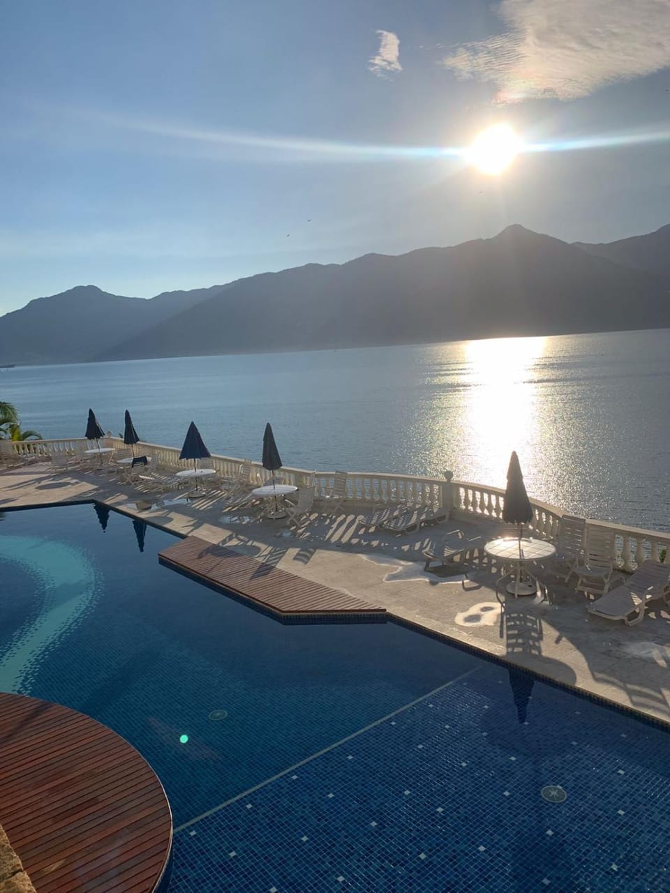 Natural landscape, Pool view, Sea view, Swimming pool, sunbed