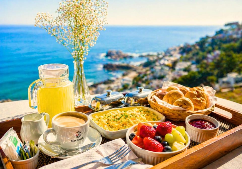Food and drinks, Sea view, Breakfast
