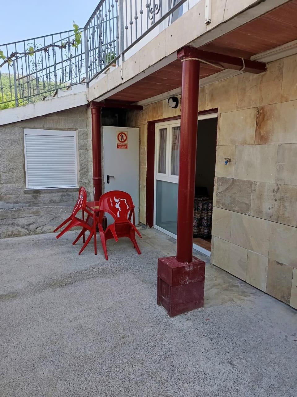 Property building, Patio