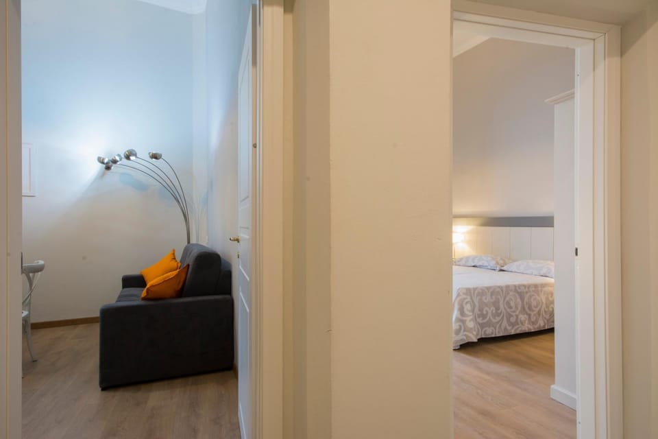 Kitchen or kitchenette, Living room, Bedroom
