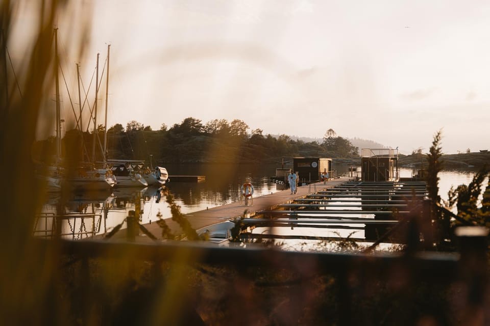 Natural landscape, Sauna, Lake view
