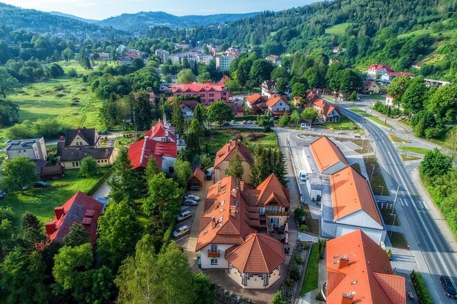 Neighbourhood, Bird's eye view, City view, Mountain view, Location