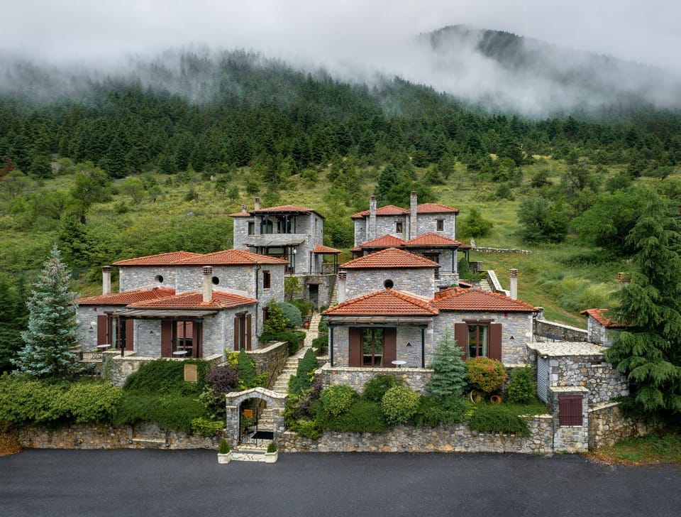 Property building, Natural landscape, Mountain view