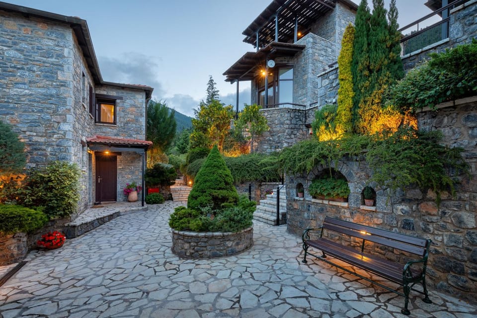 Property building, Natural landscape, Garden, Garden view