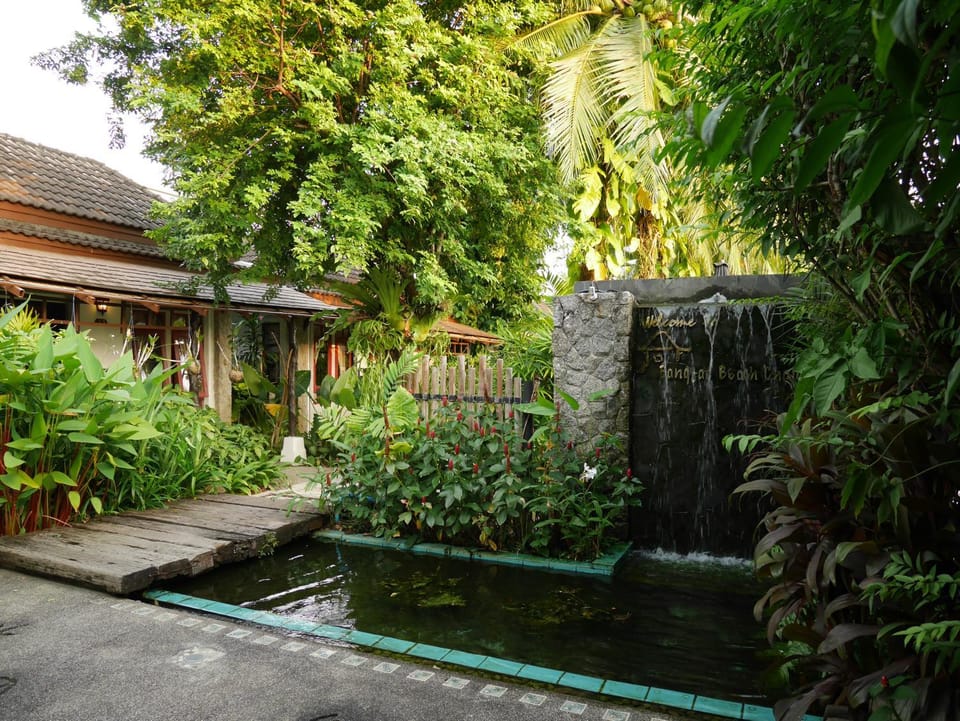 Property building, Garden view