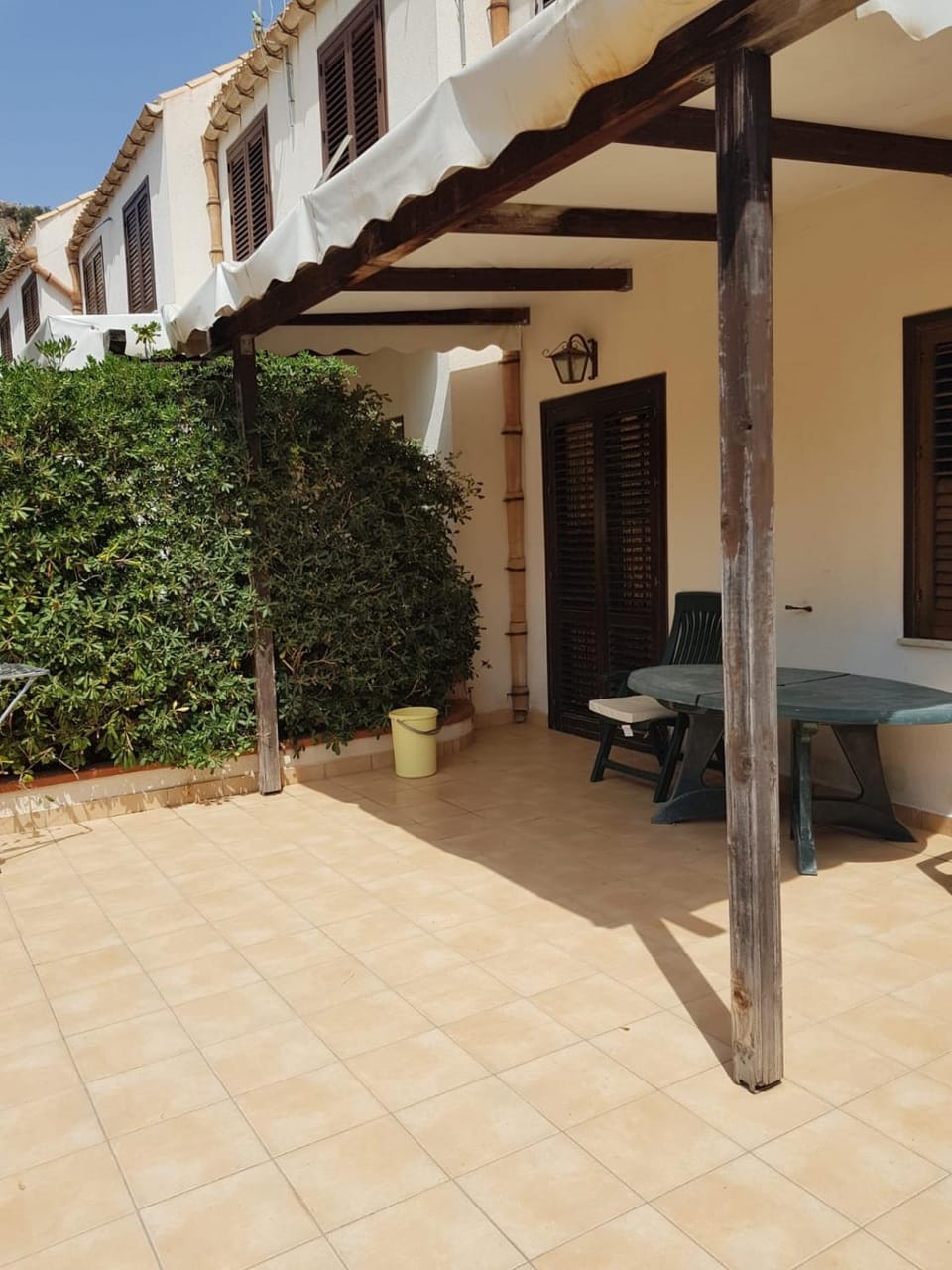 Property building, Patio