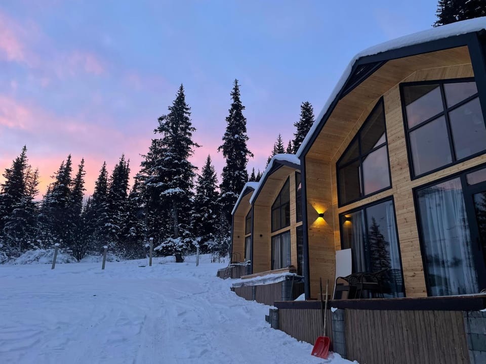 Property building, Day, Natural landscape, Winter