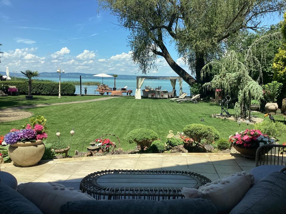 Garden view, Lake view