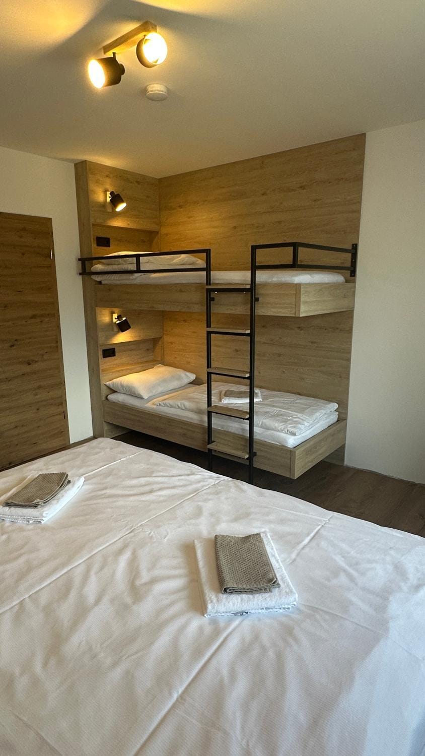 Bed, Photo of the whole room, Bedroom, bunk bed