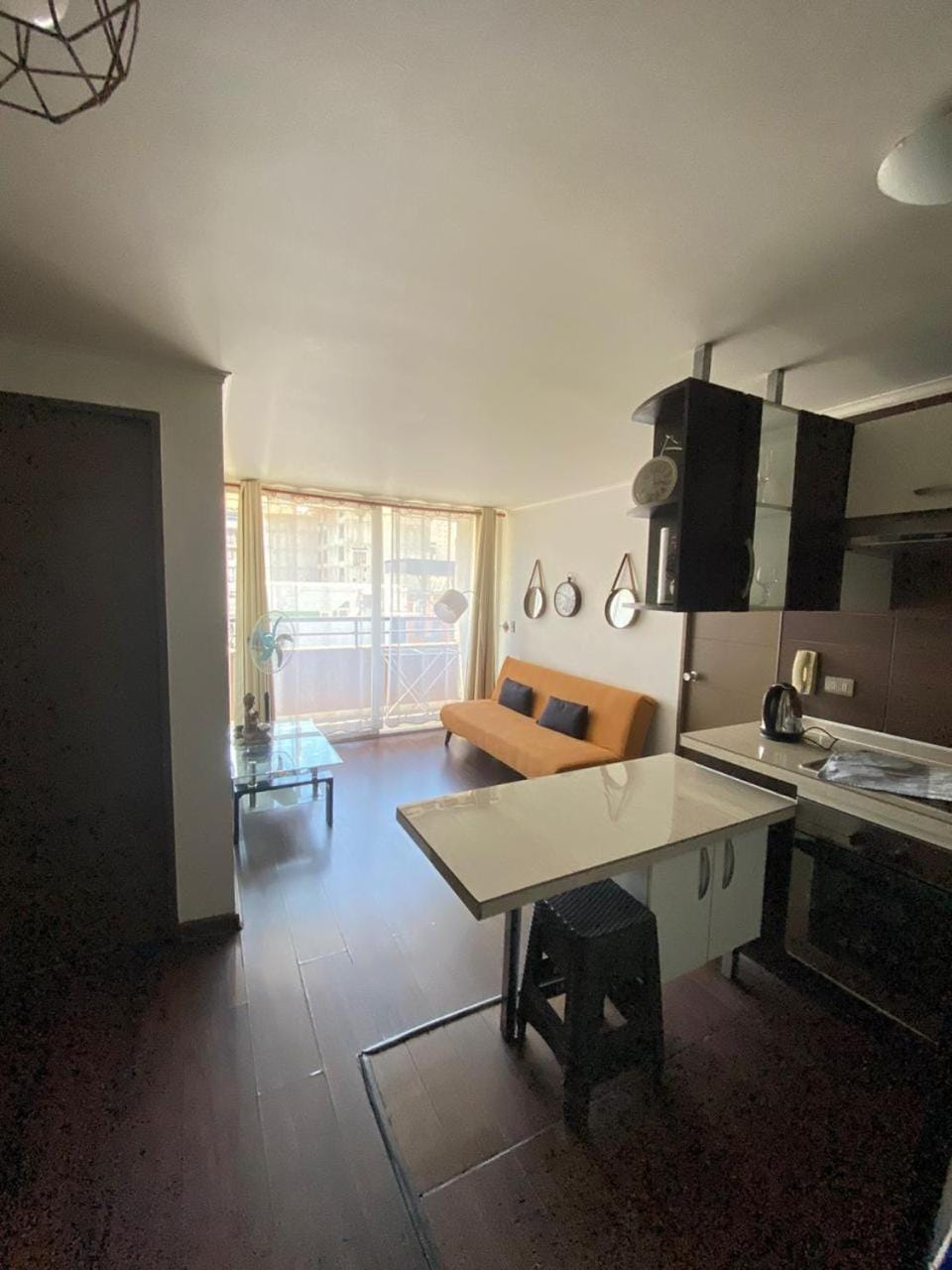 Kitchen or kitchenette, Living room