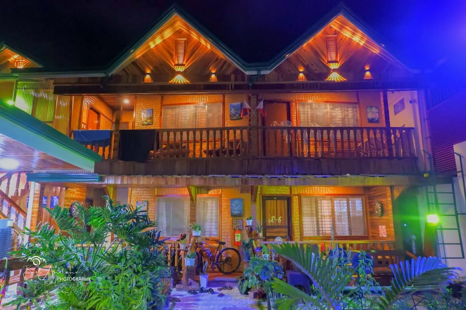 Property building, Night, Garden, View (from property/room), Balcony/Terrace, Garden view