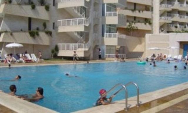 Swimming pool, group of guests
