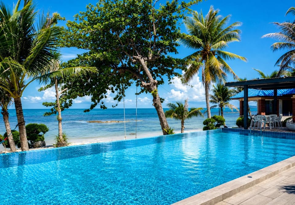Day, Pool view, Sea view, Swimming pool
