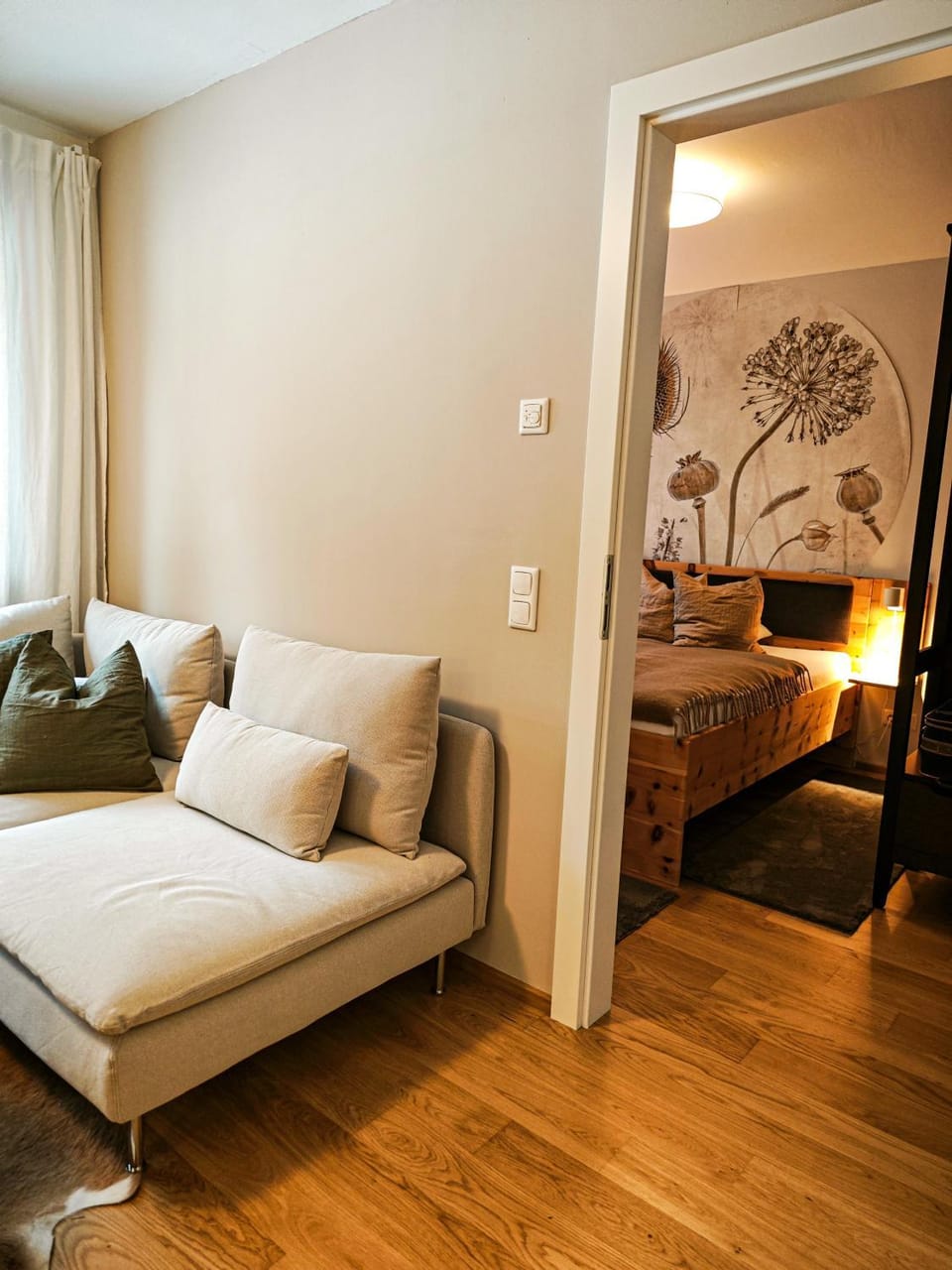 Living room, Bedroom