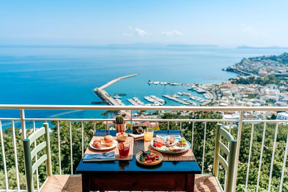 Balcony/Terrace, Food, Sea view, Breakfast, Lunch, Drinks