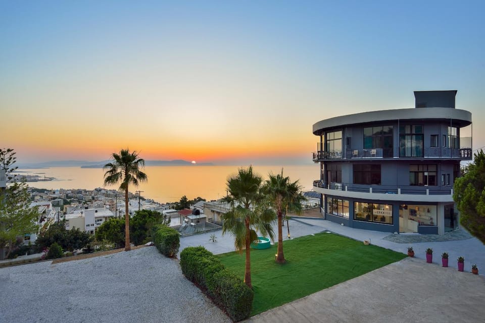 Property building, Sea view, Sunset