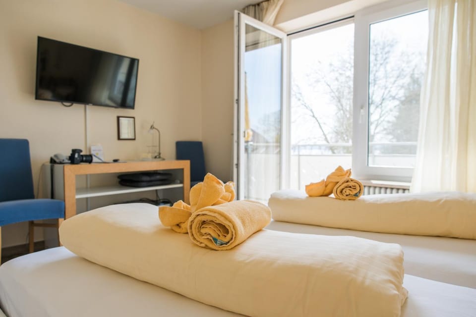 Bed, TV and multimedia, Balcony/Terrace, Photo of the whole room, Bedroom