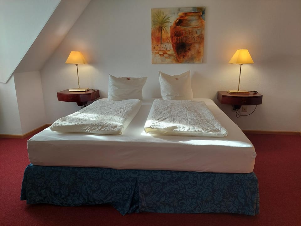 Der Heurige im Gasthaus zum Löwen Hotel in Freising