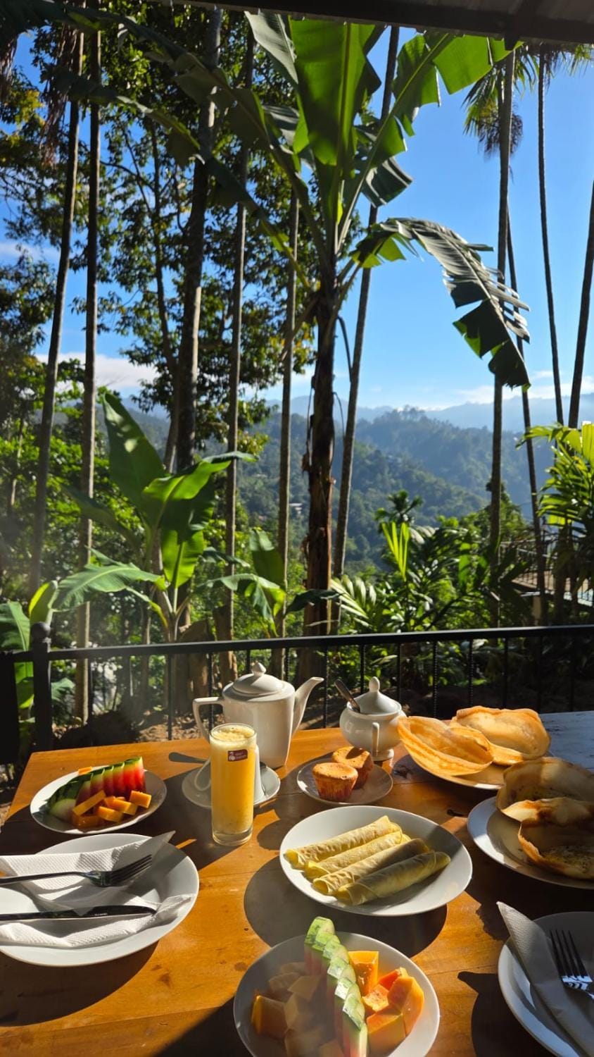 Mountain view, Breakfast