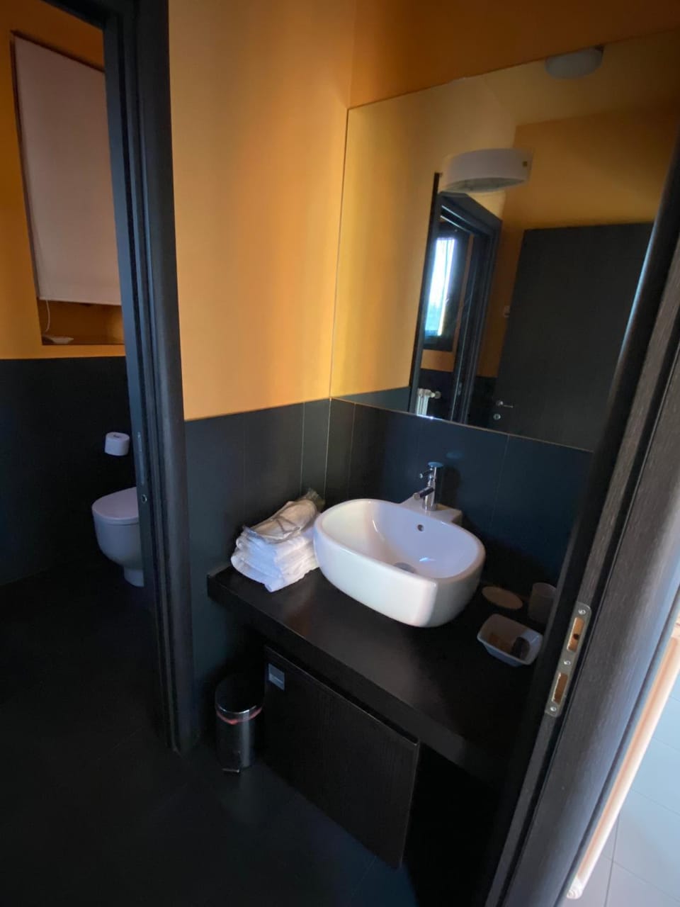 Toilet, Bathroom, towels