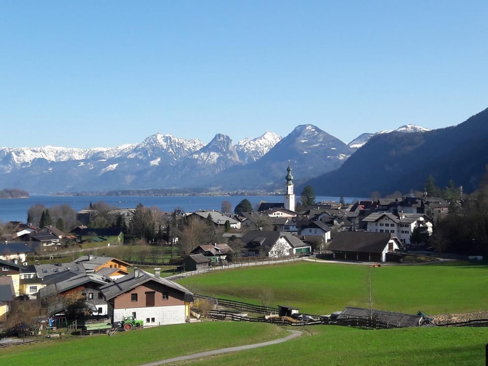 Spring, Off site, Natural landscape, City view, Mountain view
