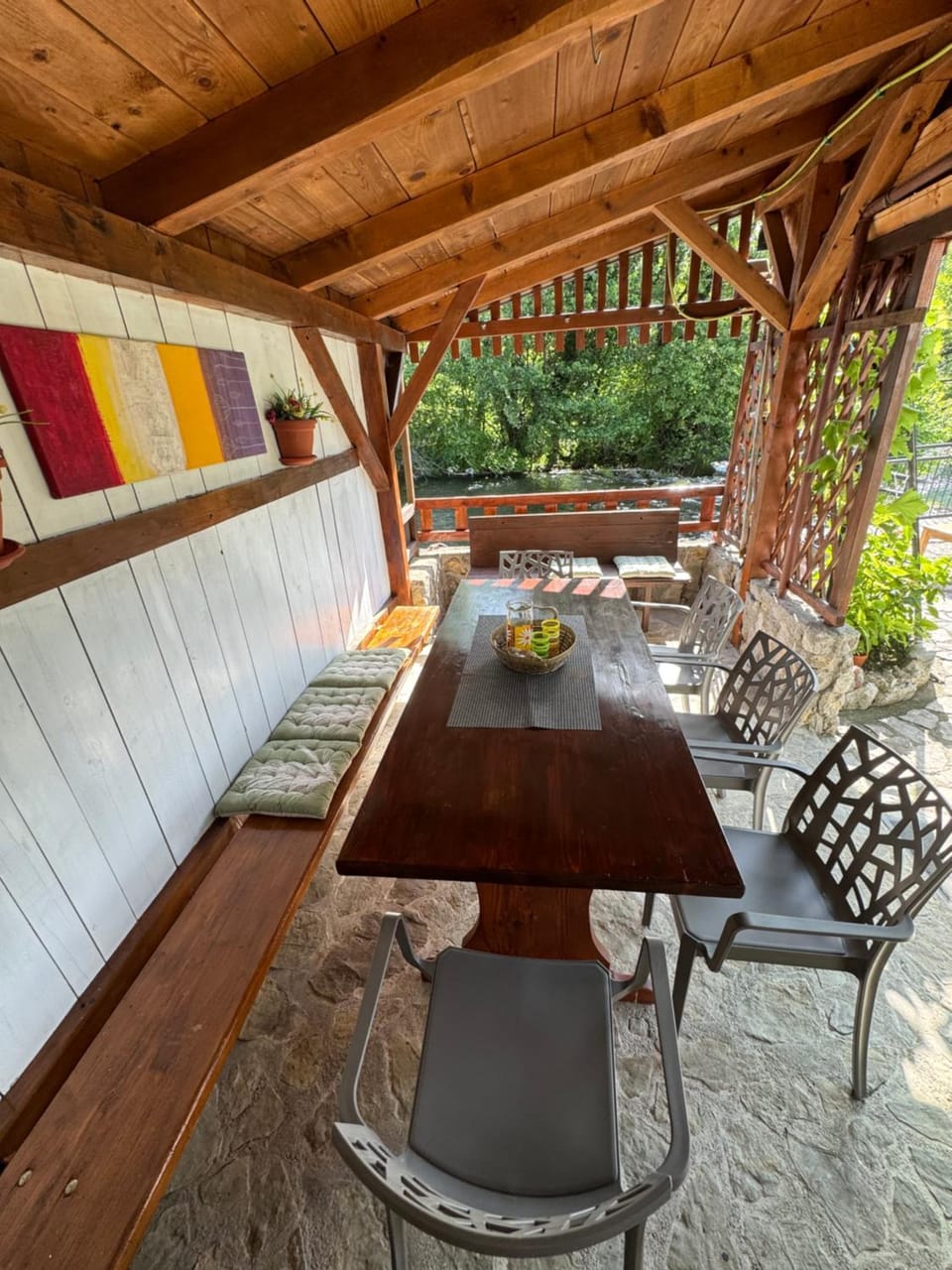 Patio, Day, Seating area