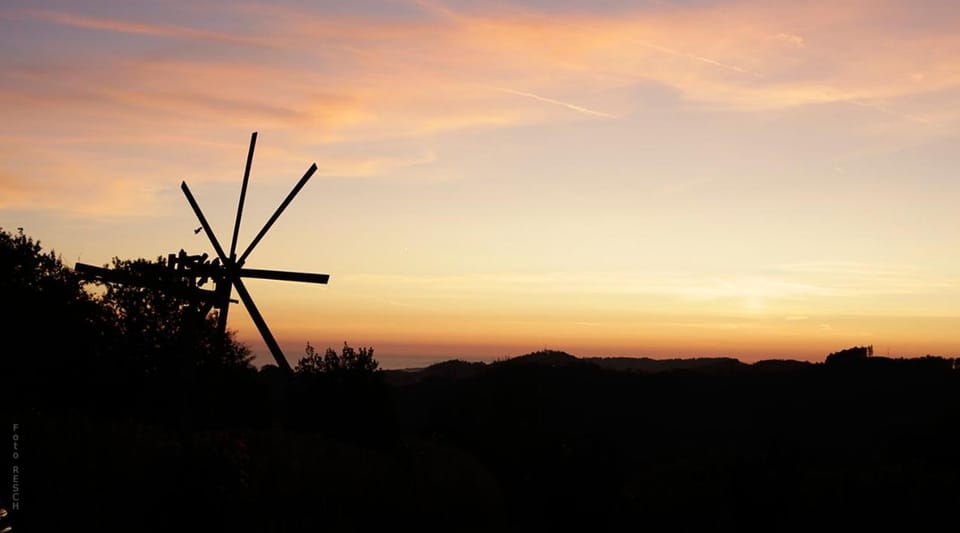 Nearby landmark, Sunset