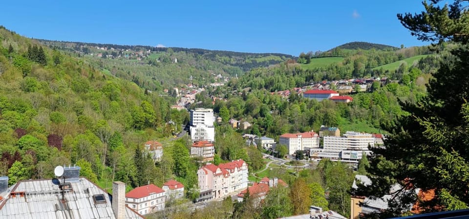 Property building, Spring, Natural landscape, City view, Mountain view