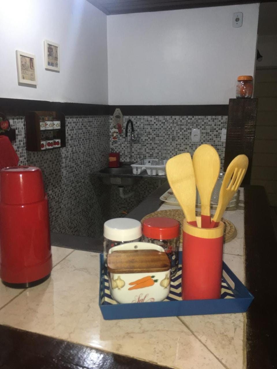 Kitchen or kitchenette, Decorative detail