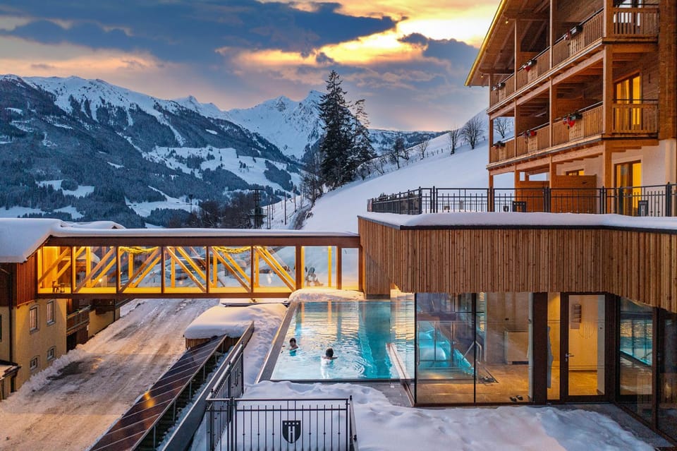 Natural landscape, Winter, View (from property/room), Swimming pool