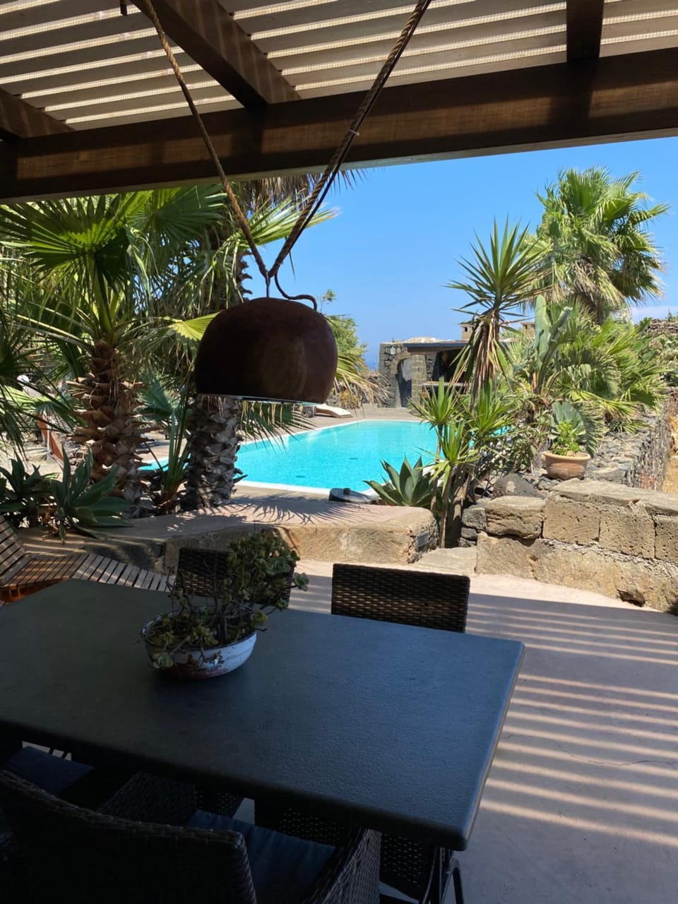 Patio, Balcony/Terrace, Pool view