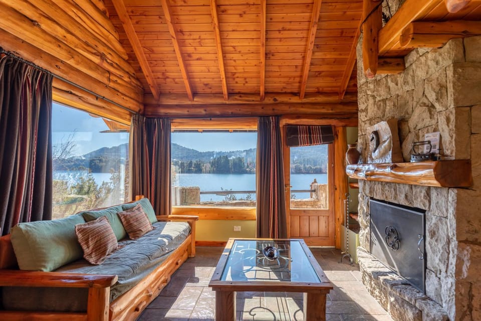 Natural landscape, Living room, Dining area