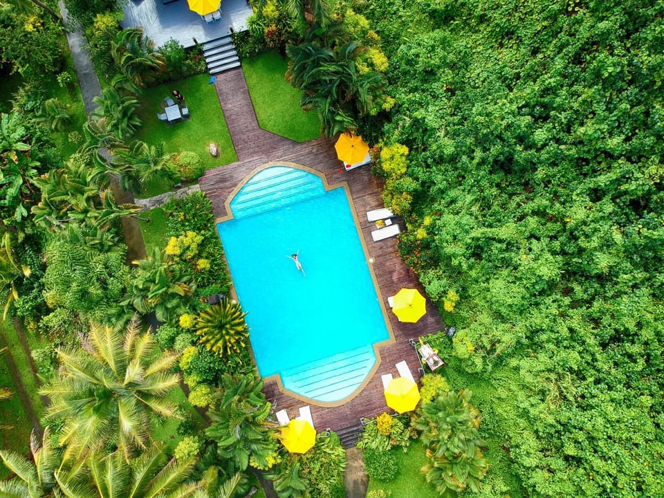 Bird's eye view, Pool view