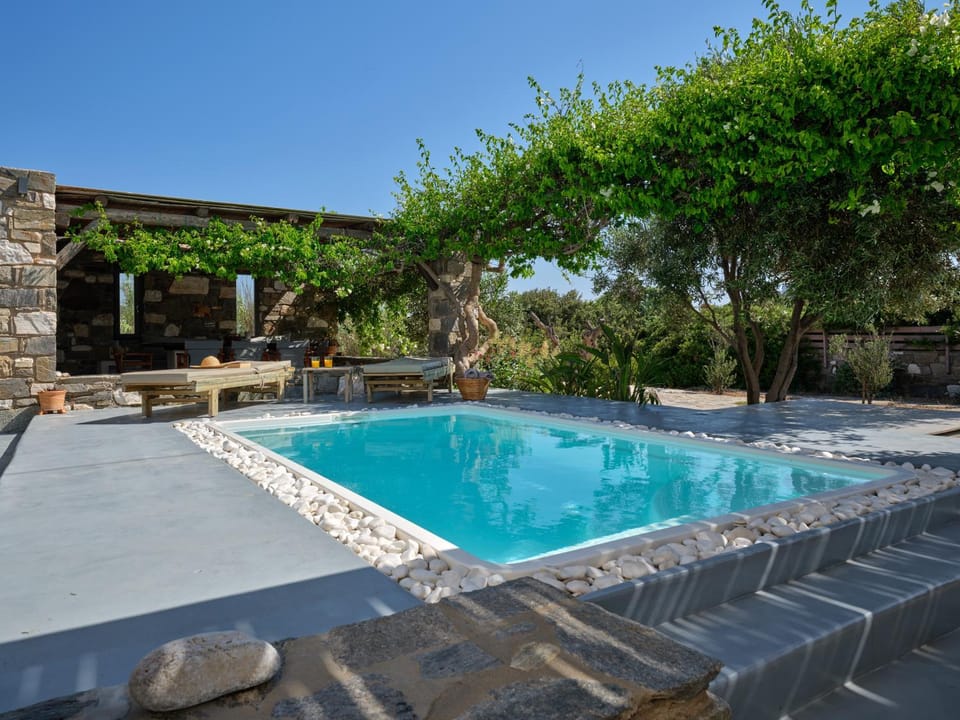 SeaSalt Dream Villa,Santa Maria 5 min from Naousa Villa in Decentralized Administration of the Aegean