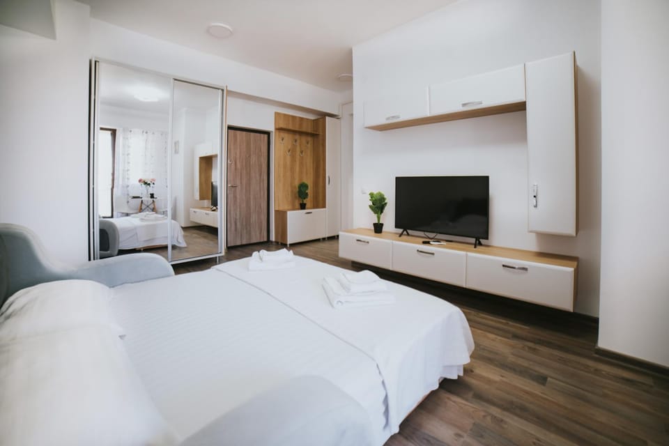 Communal lounge/ TV room, Bed, TV and multimedia, Photo of the whole room, Seating area, Evening entertainment, Bedroom, wardrobe