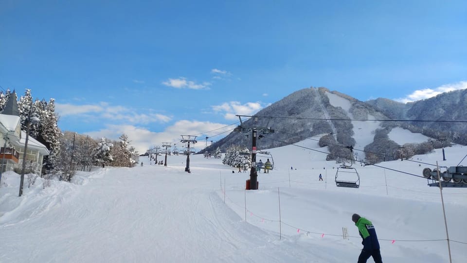 Natural landscape, Winter, Skiing, Quiet street view