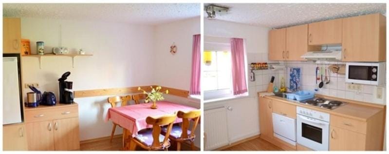 Kitchen or kitchenette, Dining area