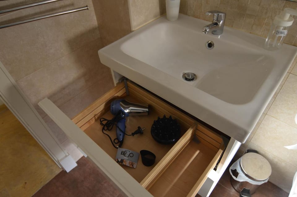 Bathroom, hair dryier
