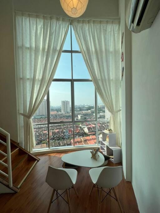 Living room, City view