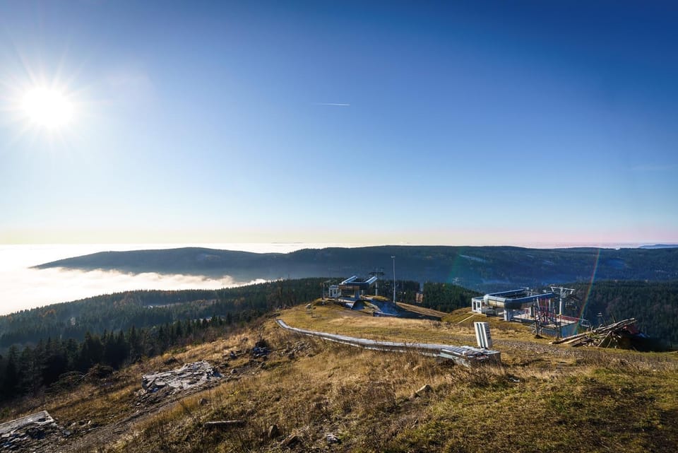 Natural landscape, Skiing, Skiing, Mountain view, Area and facilities