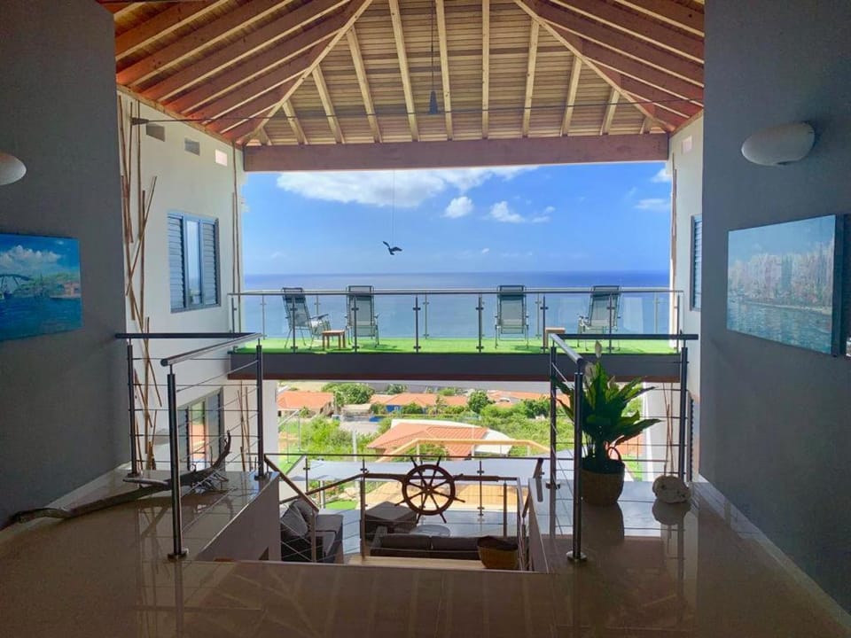 Lobby or reception, Pool view, Sea view