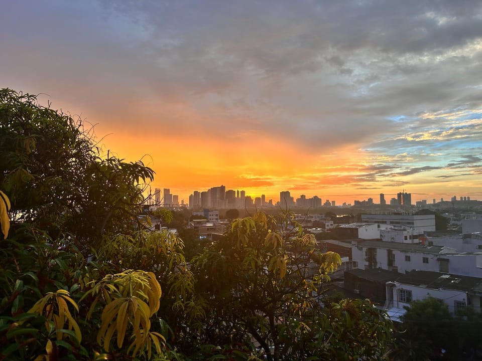 View (from property/room), Balcony/Terrace, Sunset