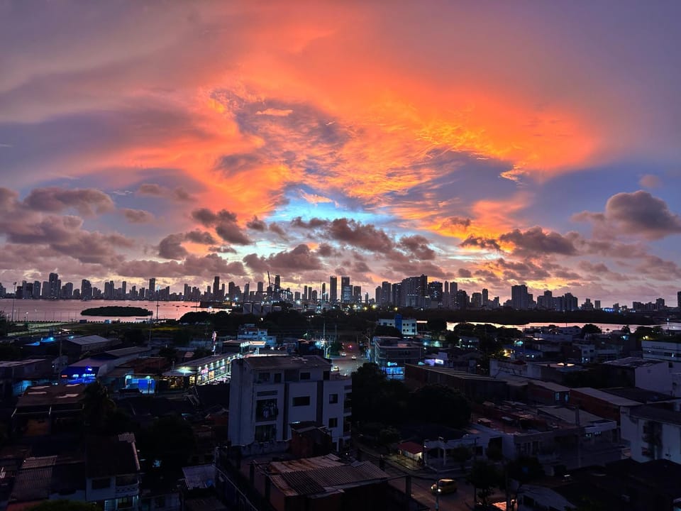 Balcony/Terrace, City view, Sunset