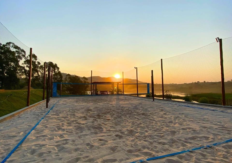 Natural landscape, Pool view, Sunset